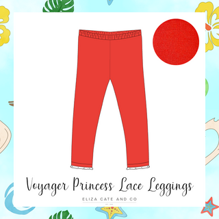 Storybook Lace Leggings | Voyager Princess *PREORDER* - Eliza Cate and Co