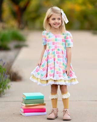 Twirl Dress | Little Library *Dress for a Cause* - Eliza Cate and Co