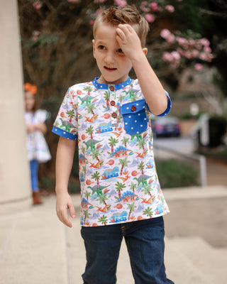 Pocket Tee | Dino-mite - Eliza Cate and Co