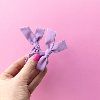 Striking Purple | Hand-tied Bow - Eliza Cate and Co