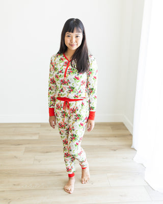 Women's Loungers | Winterberry Floral - Eliza Cate and Co